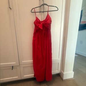 The Avenue Red  Dress with Bow (Bird & Knoll)